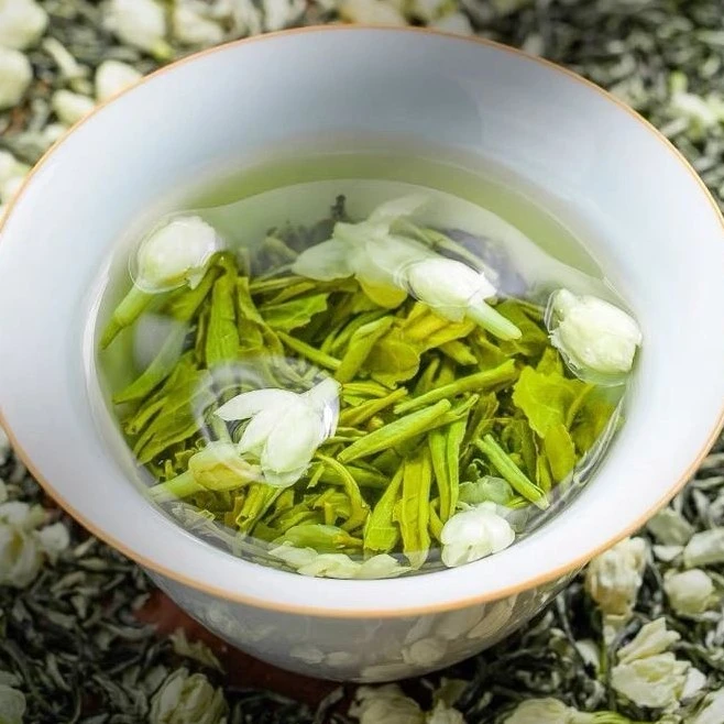 特级茉莉飘雪浓香耐泡袋装绿茶新茶