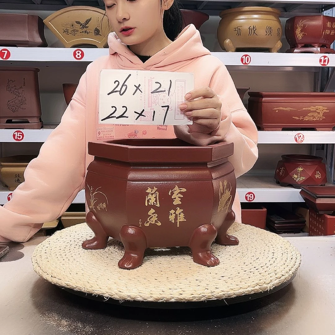 花盆紫砂紫砂花盆
