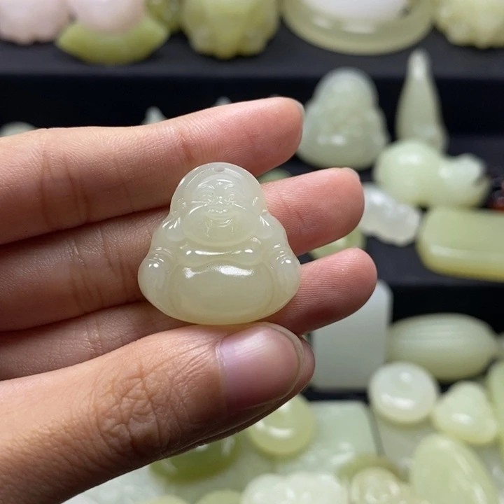 王***慧浅晴水弥勒佛25mm