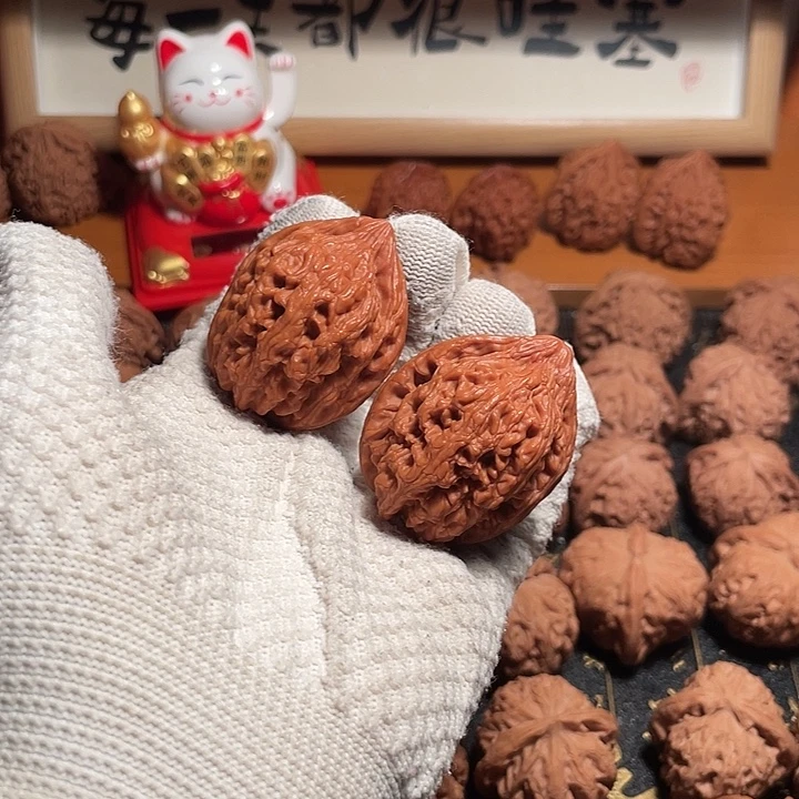 文玩核桃吊坠大沽石