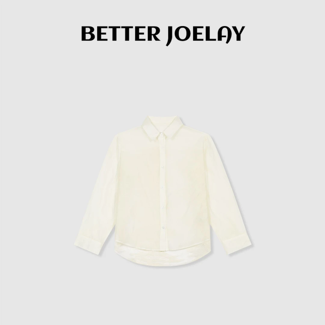 BETTER JOELAY -【 藤蔓飘纱】衬衫宽松时尚潮流休闲风Z4450