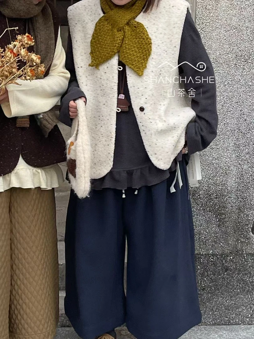 SCS#8769#毛毛马甲 X