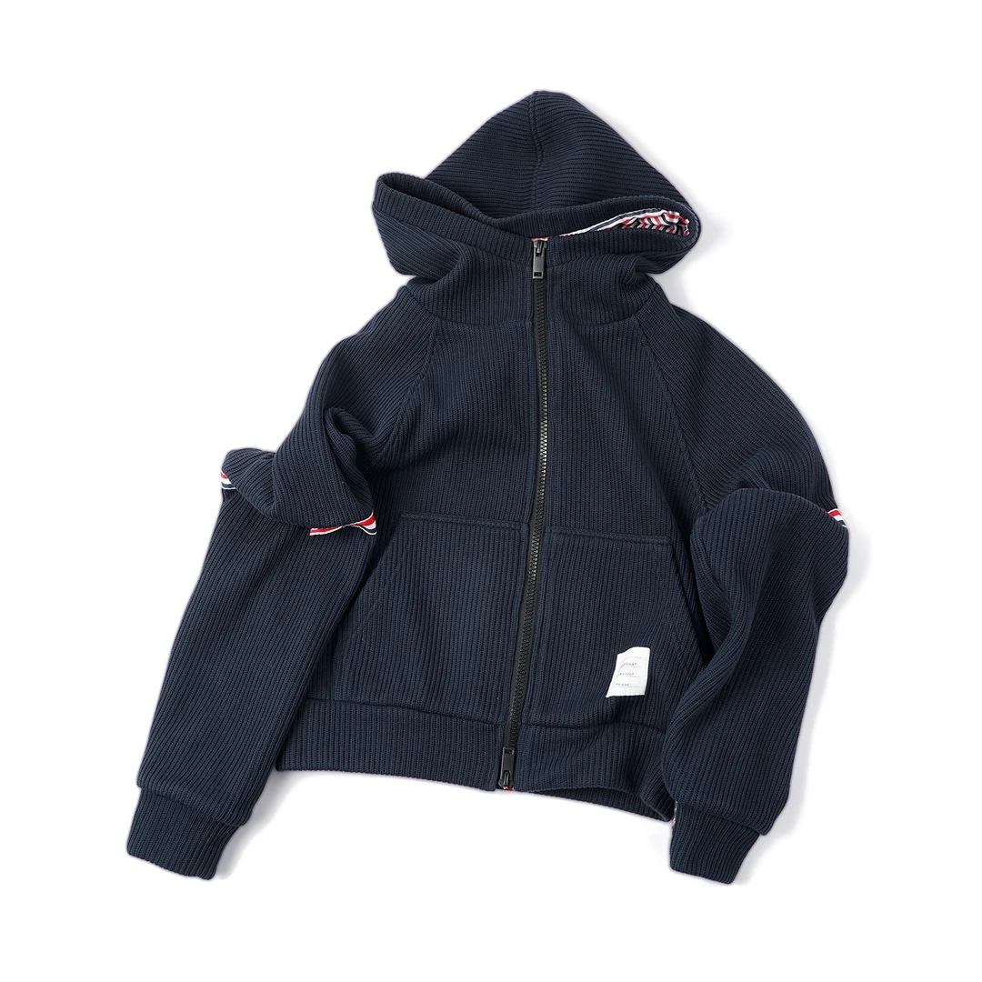 【双袖织带休闲连帽外套】MK4WC0050时尚休闲宽松户外经典连帽外套