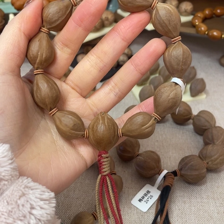 手串/手链橄榄核梅林铁核17.25头货三面佛