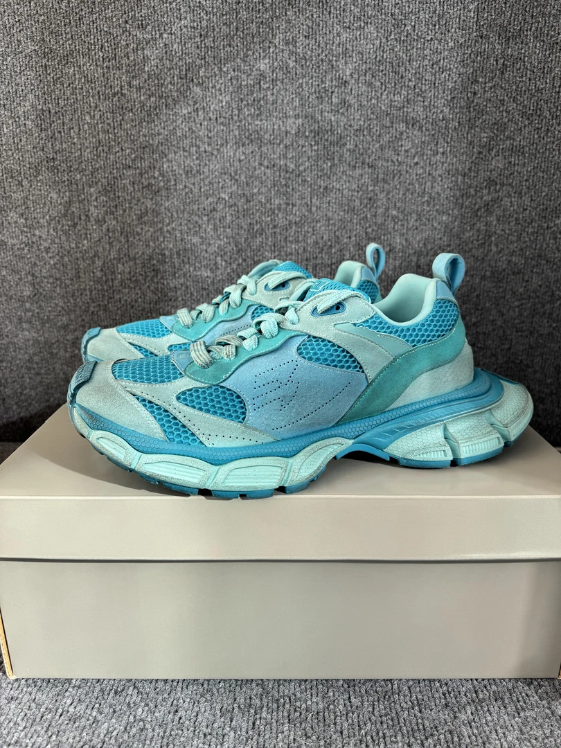 99新 Balenciaga/巴黎世家 44码 3XL 蓝色 老爹鞋 原盒