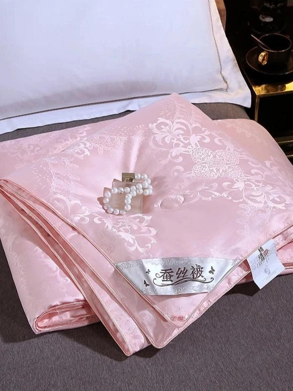 水星家纺蚕丝被100%桑蚕丝凉感夏凉被春秋被子母被子加厚冬被芯