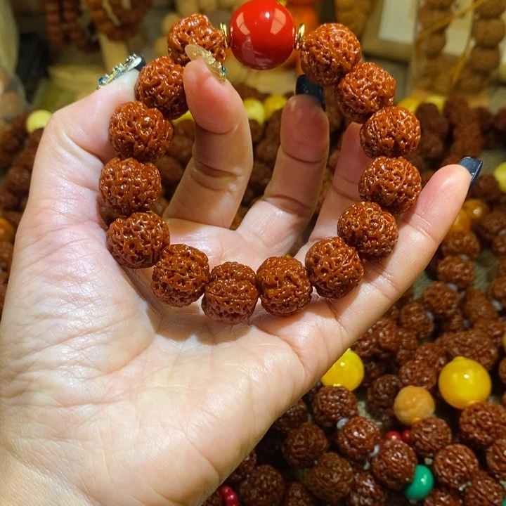 金刚菩提手串185与化红