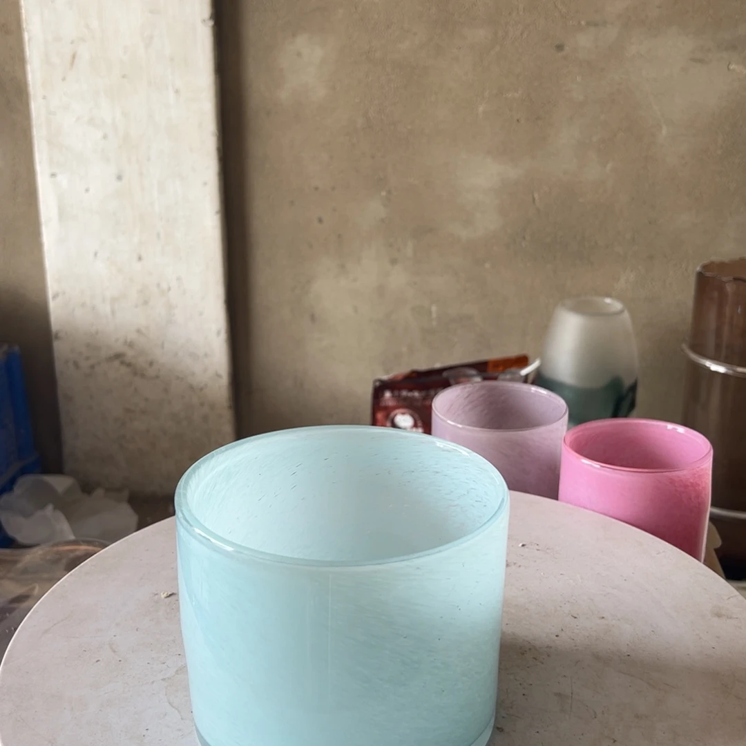弘扬琉璃花器微瑕高度12