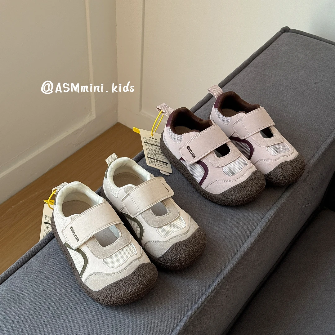 2025春夏新款儿童浅口防踢韩版男女童轻便透气软底休闲鞋