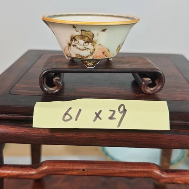 手工手绘大徳堂釉盆