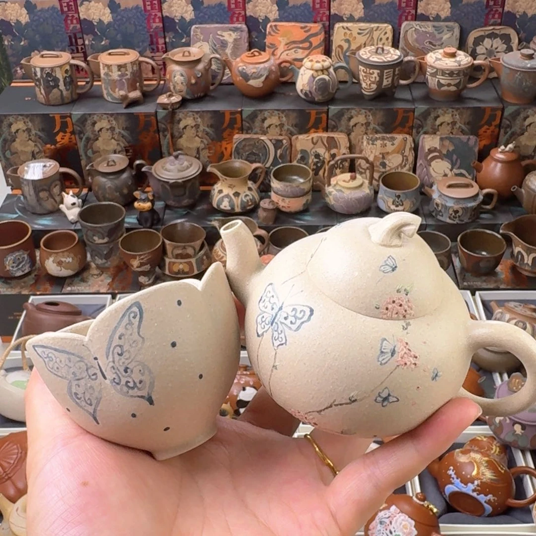 茶壶紫砂150ml原矿精工半手