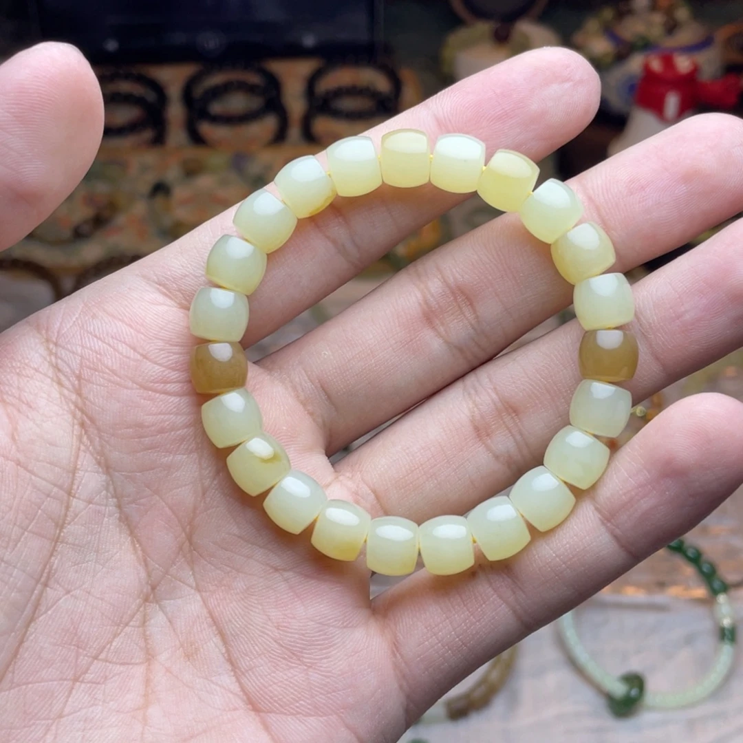 和田玉未镶嵌手链