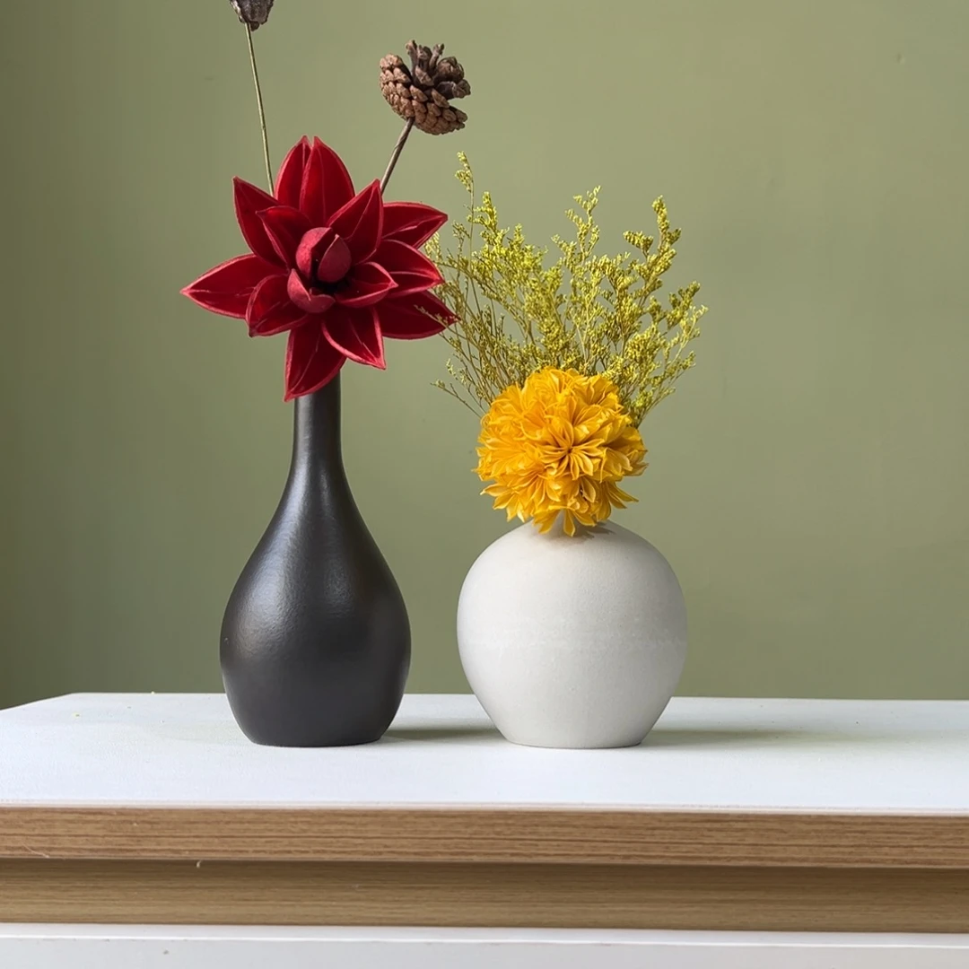 摆件花瓶带花高度20-30厘米左右