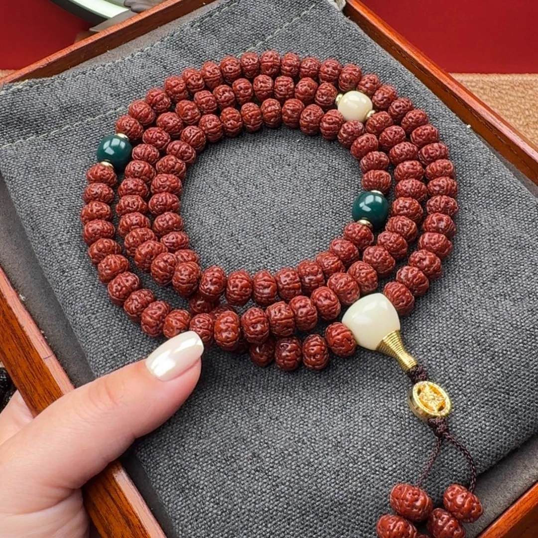 骄***火金刚菩提吊坠精品6瓣