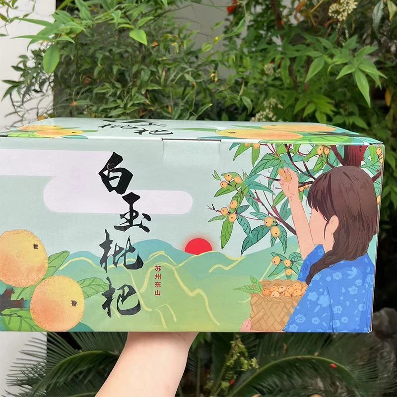 苏州【青种枇杷】正宗20年老果树当天现采54枚礼盒尝鲜炮头果（单果35-40克）新鲜江苏省