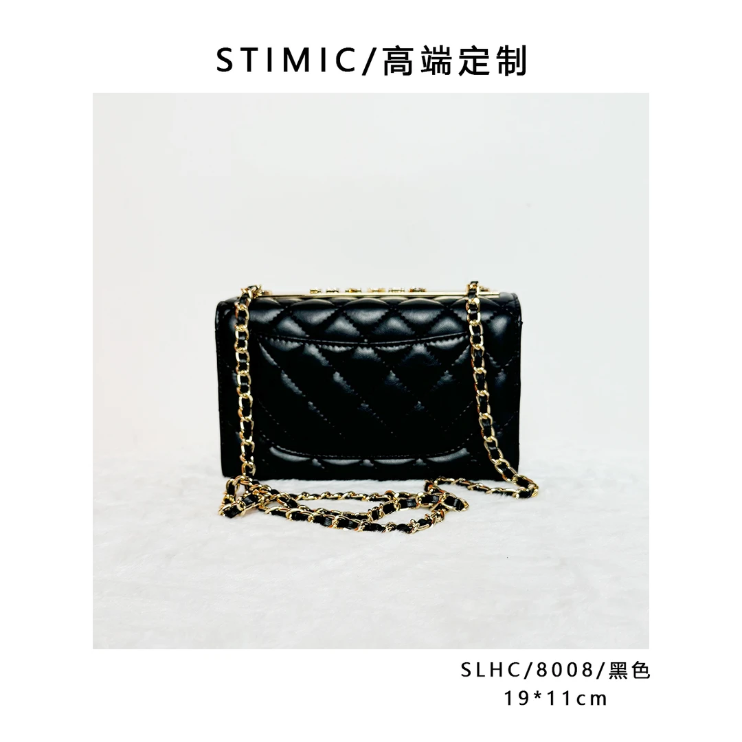 SLHC/8008/黑色paiyuge订制轻奢女士手提单肩斜挎包HC-033