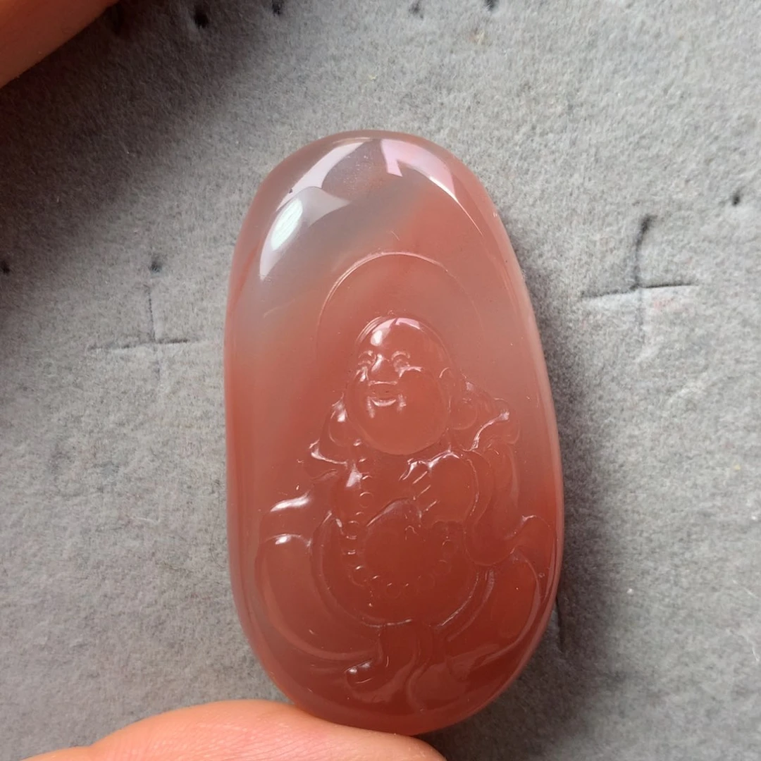 南红玛瑙吊坠未镶嵌