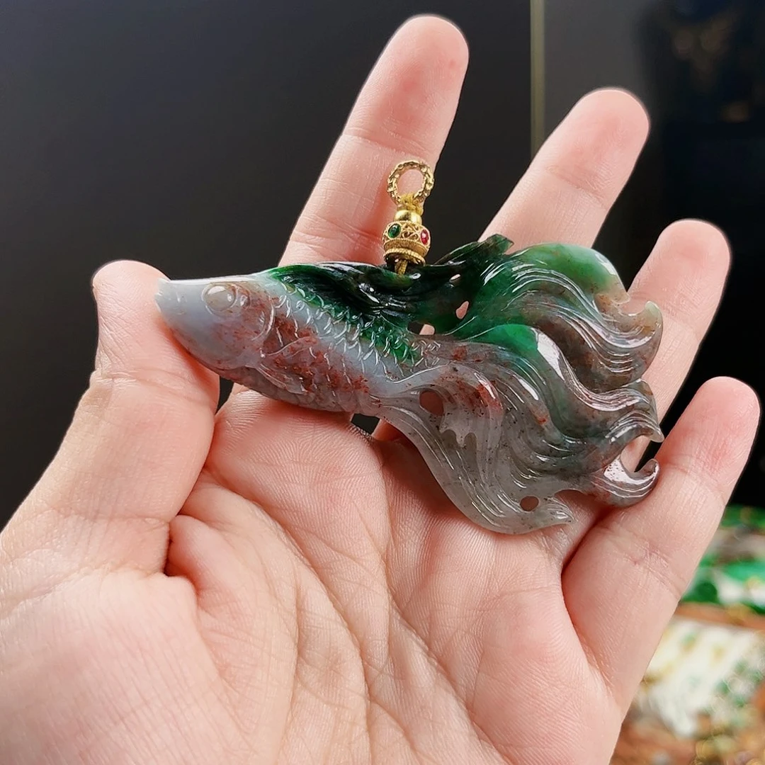 【闪购商品】吊坠(赠链)未镶嵌翡翠一***苗