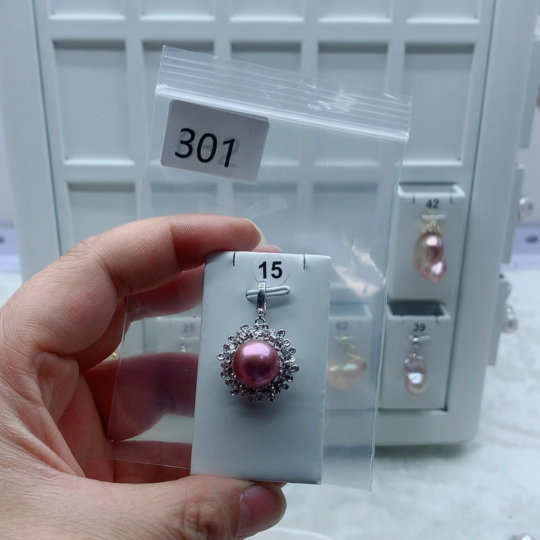 淡水珍珠吊坠(不含链)合金