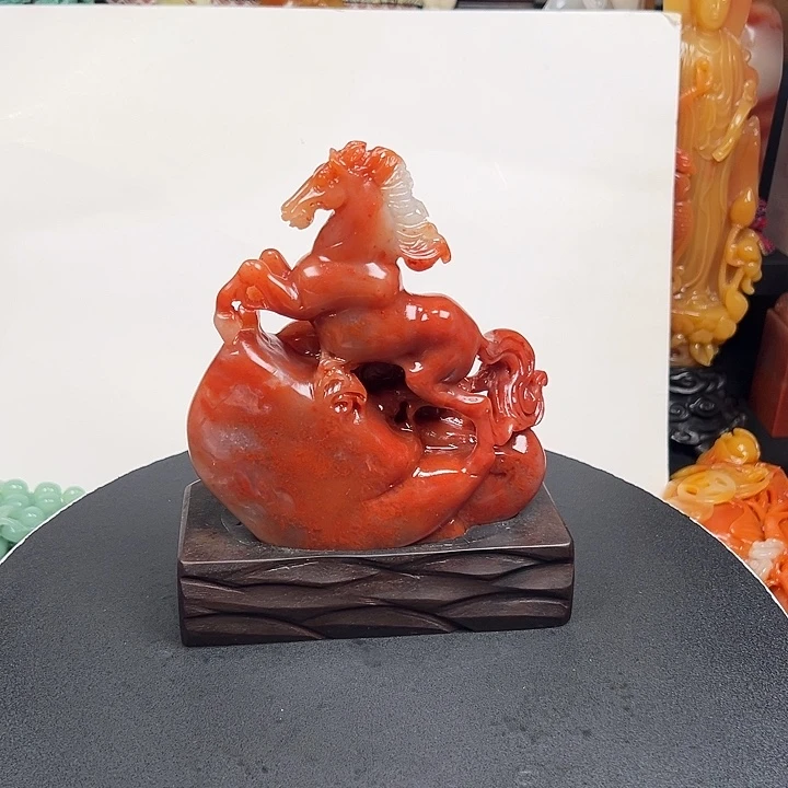 寿山石高山水冻石