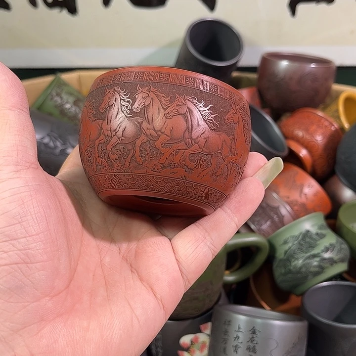 茶杯紫砂全手工紫砂主人杯