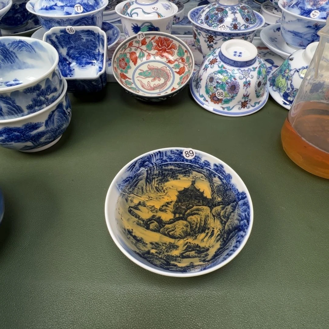 陶瓷景德镇纯手工纯手绘茶具木木89