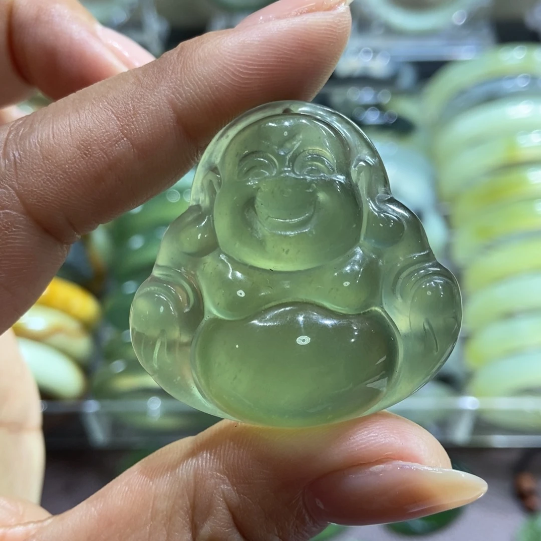 蛇纹石玉颈饰未镶嵌微瑕建议勿拍