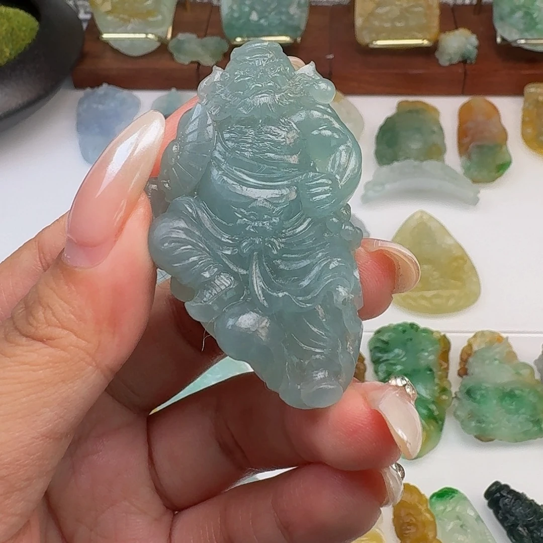 霖***.定制翡翠未镶嵌毛货