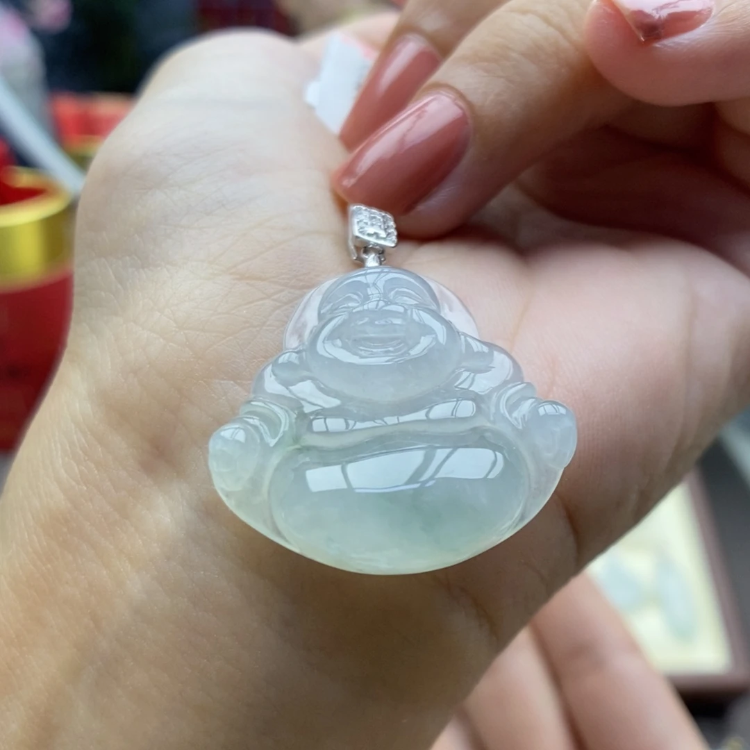 翡翠银S925镶嵌颈饰吊坠12