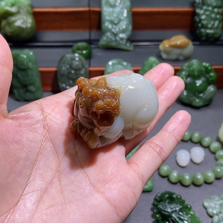 银S925镀金镶嵌和田玉挂件教****诺