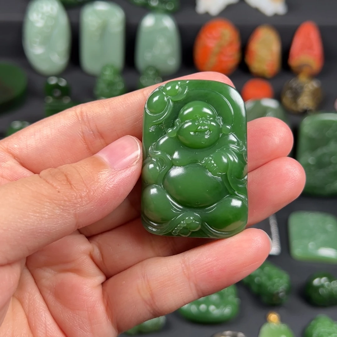 未镶嵌和田玉（碧玉）挂件