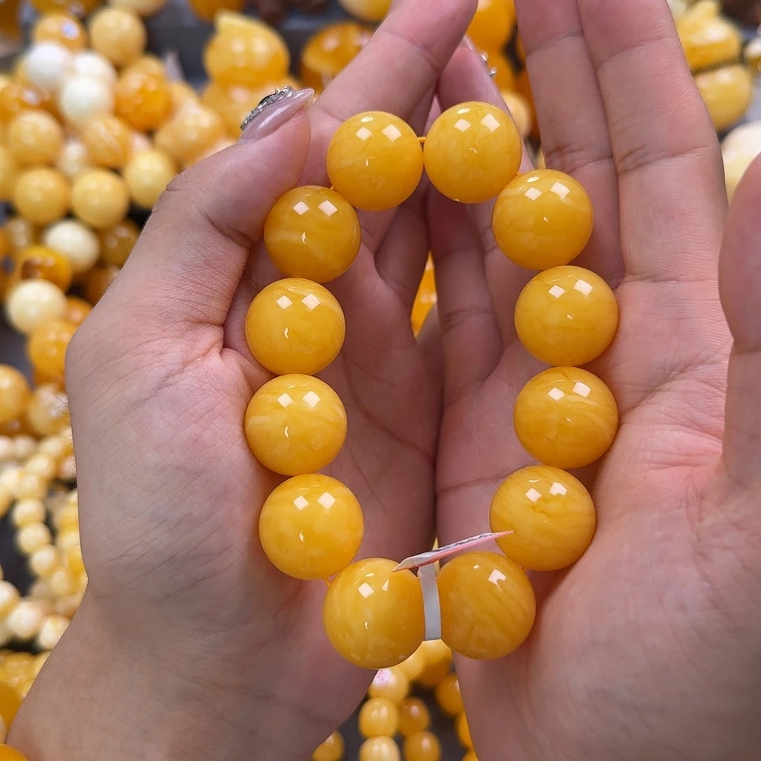 蜜蜡未镶嵌珠宝奇石同料20mm