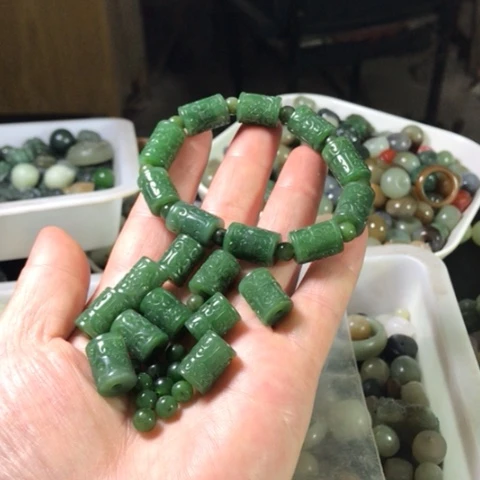 手链未镶嵌和田玉（糖玉）W***凯