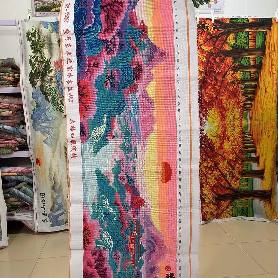 棉十字绣成品出售