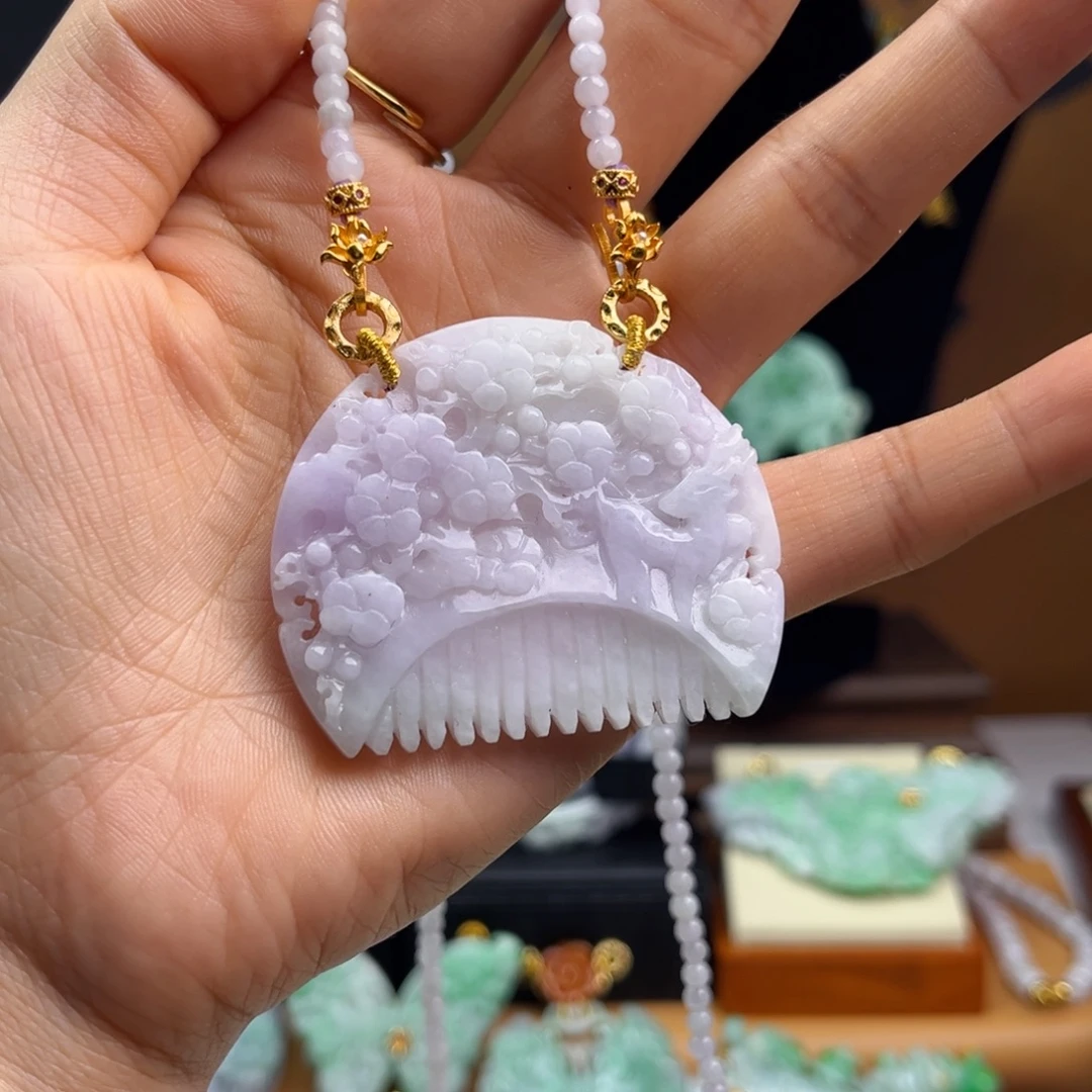 翡翠未镶嵌颈饰天然翡翠