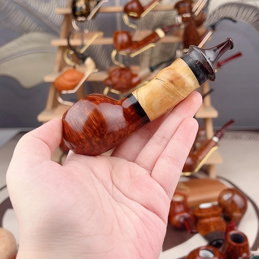 兰***＃罗汉竹苹果石楠木手工斗