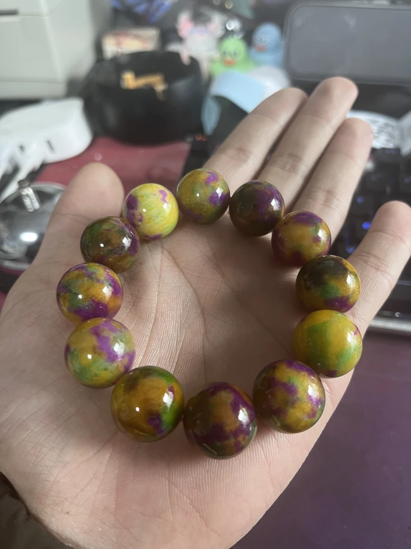 七彩麒麟舒18M手串时尚百搭女款-555LS58018