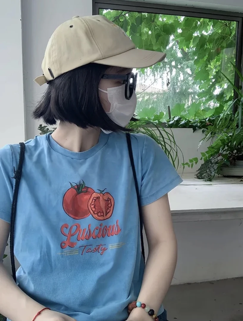大橙家 编码700～799 初秋短袖长t恤 女