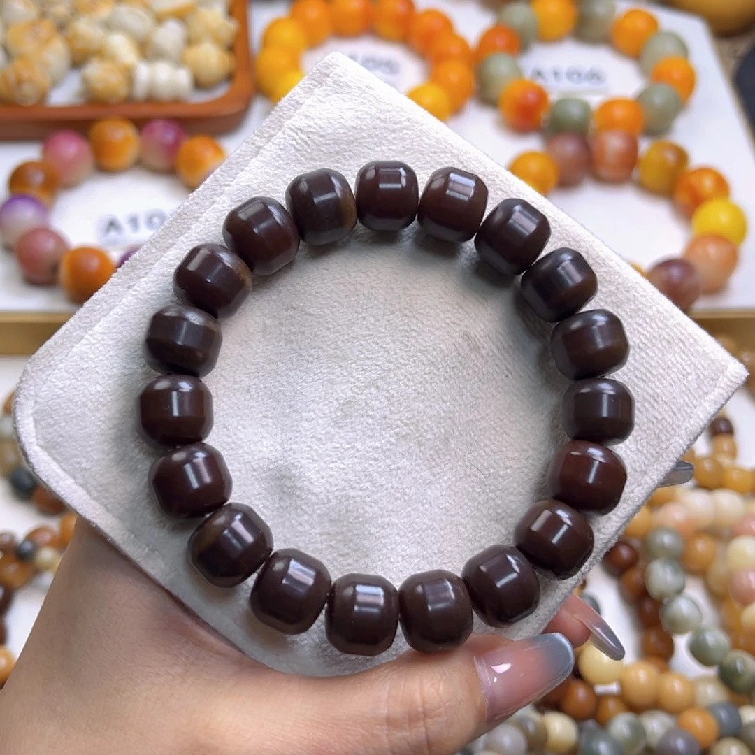 菩提根/象牙果手串汉堡珠13