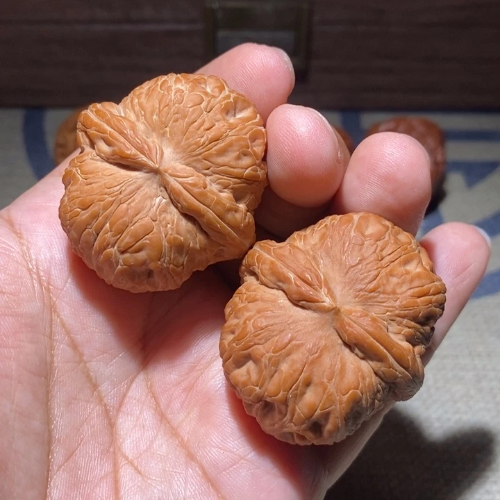 二***牛把件文玩核桃核桃