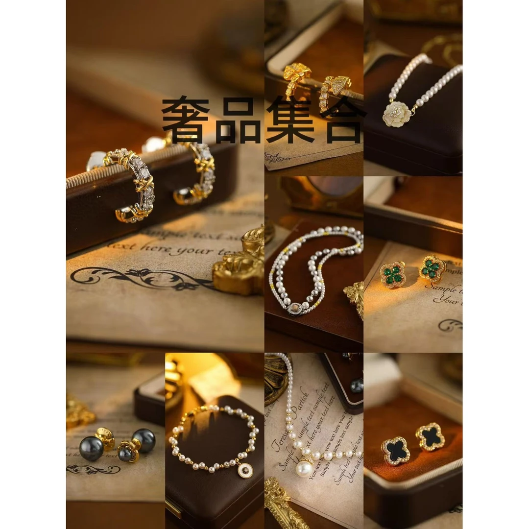 Bawarren 坠链均925银 A-1573-【如意】精致项链小众欧美