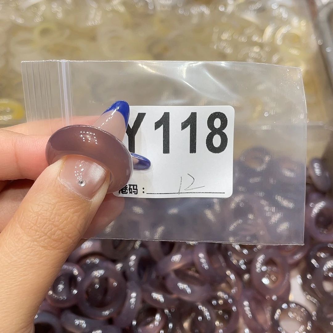 玛瑙/玉髓未镶嵌戒指118