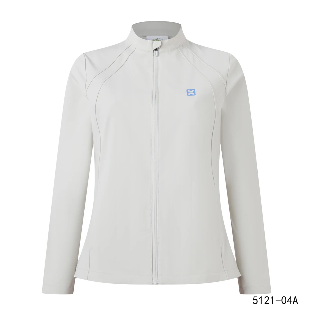 向尚运动女式梭织外套 5121-04 灰6922 黑6923