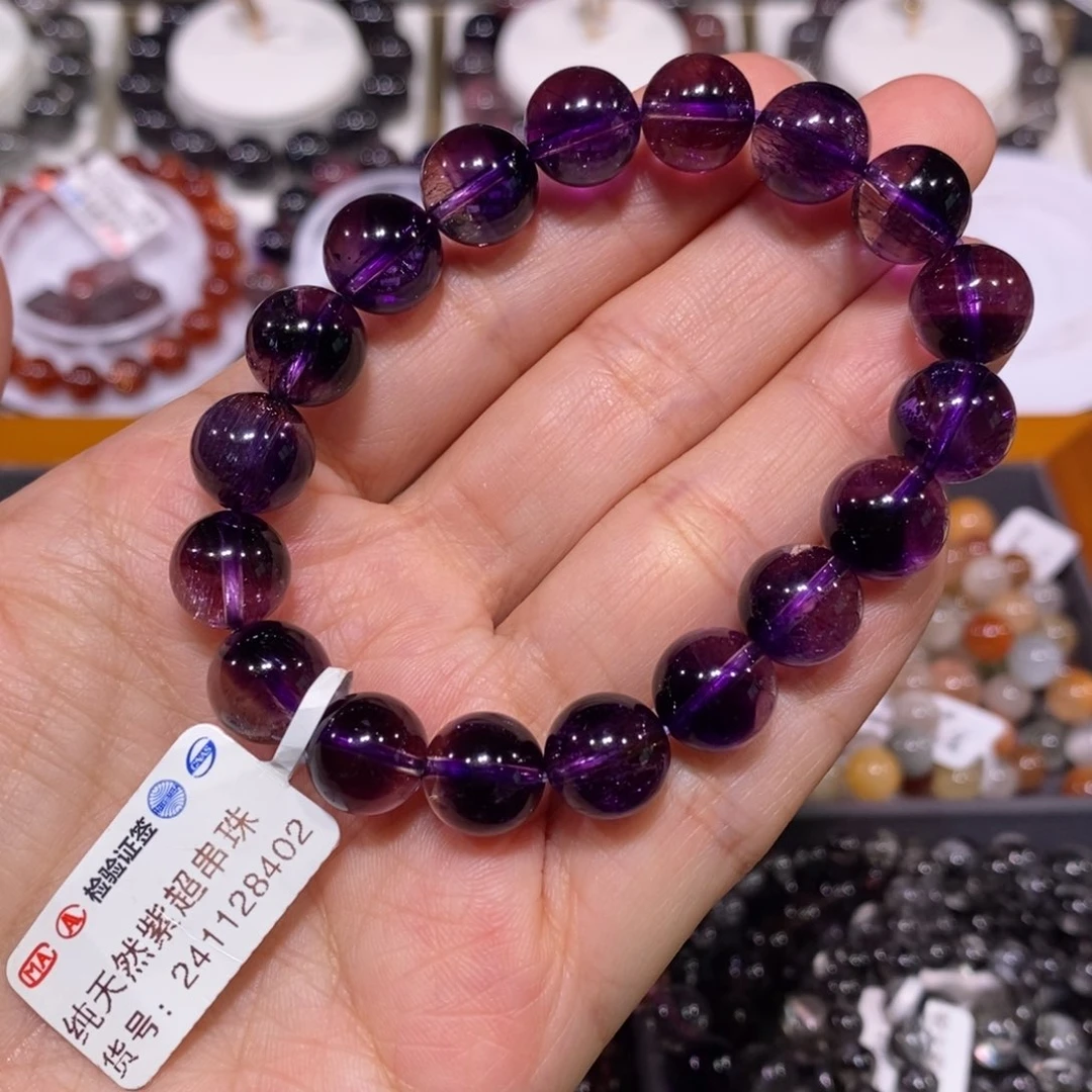 水晶手链未镶嵌紫超七10+