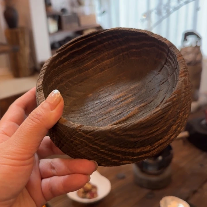 开播福利深色果盘茶具