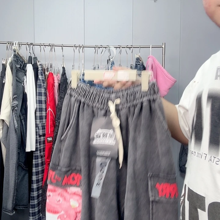 女款潮牌胖瘦可穿短裤008