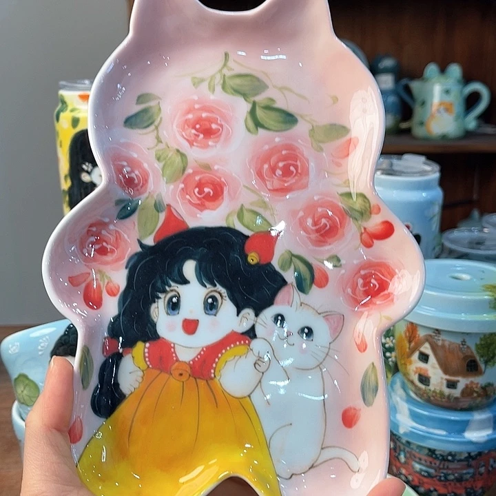 陶景德镇釉下手绘陶瓷