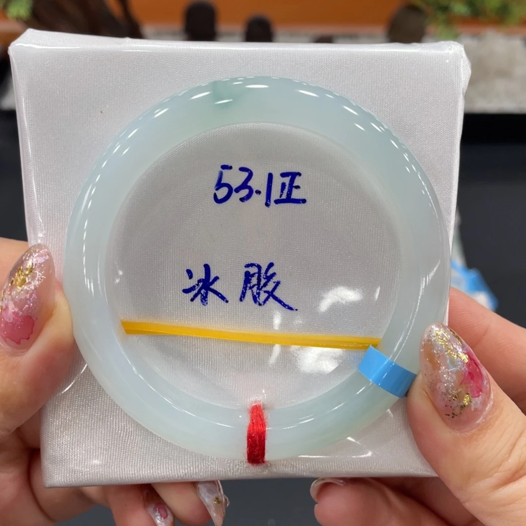 未镶嵌手镯翡翠兰缅甸天然翡翠手镯