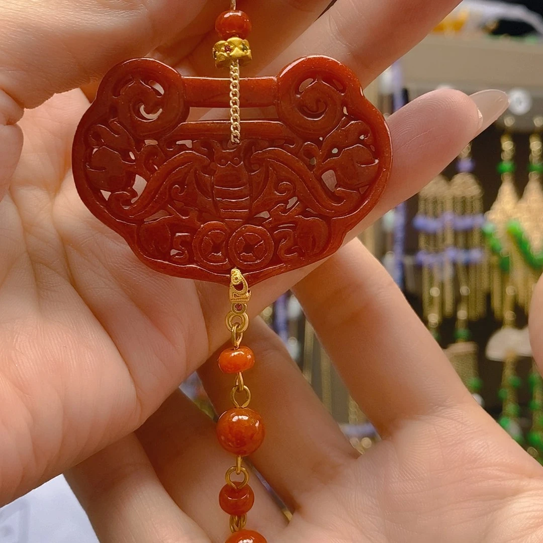 翡翠合金耳饰翡翠