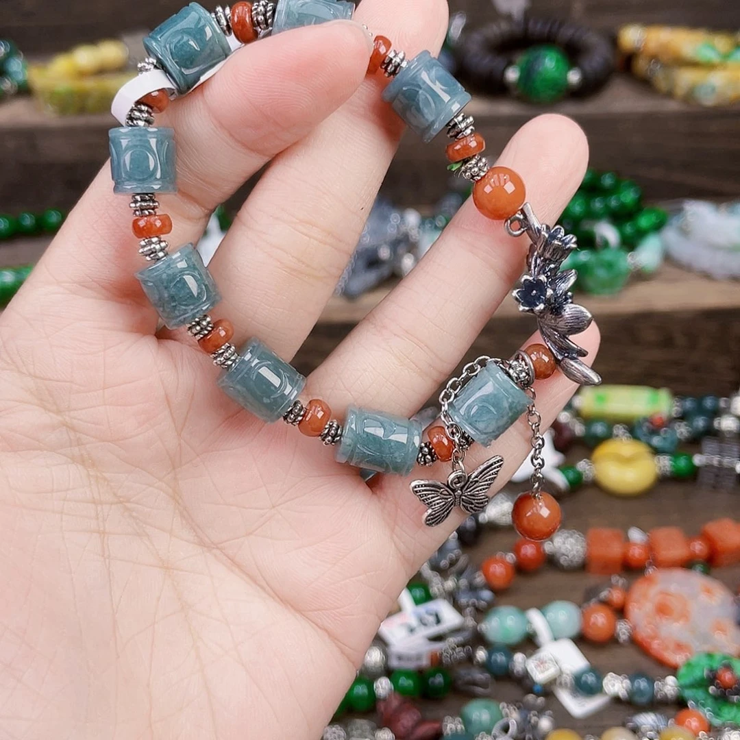 未镶嵌手链翡翠手链